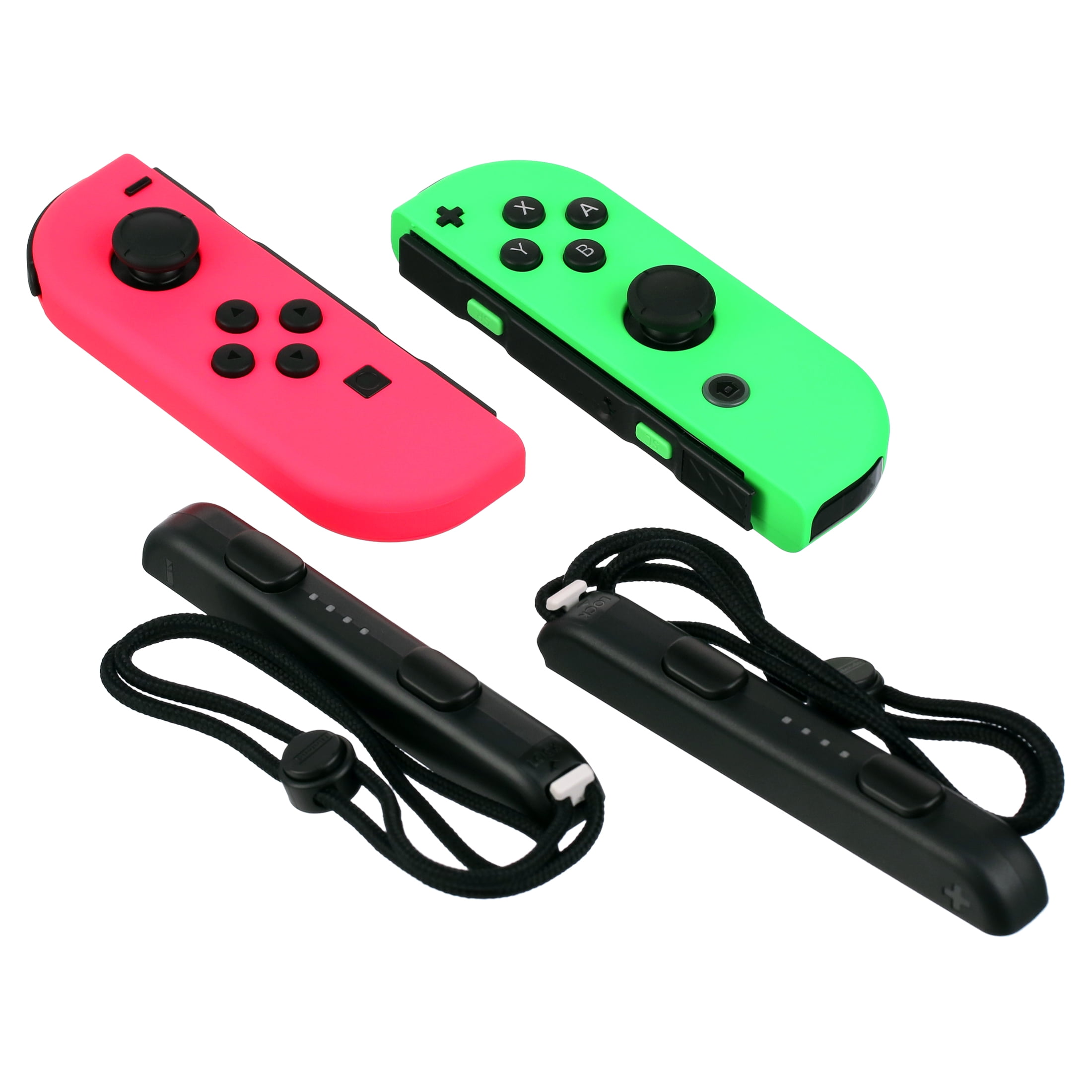 Nintendo Switch 115461BUND3 OLED Model With White Joy-Con™ With Joy-Con  (L/R) Wireless Controllers- Neon Pink/Neon Green