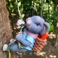 thumbnail image 5 of Dvkptbk Decoration Ornaments Little Rabbit Climbing Rope Resin Crafts Garden Garden Tree Hangers Decoration Decoration Decoration Balcony Gardening Cute Home Decor on Clearance, 5 of 5