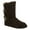 Chocolate, variant on BEARPAW Women's Eloise Black Size 9 | Women's Boot Classic Suede | Women's Slip On Boot | Comfortable Winter Boot