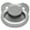 Gray, variant on CutiePlusU Adult Sized Pacifier Dummy for Adult Babies-Large Shield Pink