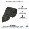 thumbnail image 4 of Ascentix Flower Diamonds Necktie, 4 of 4