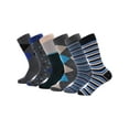 thumbnail image 1 of Mio Marino Mens Dress Socks - Moisture Control - Everyday Crew Socks - 6 Pack, 1 of 6