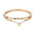 thumbnail image 1 of Brazalete de amor, brazalete de aleación de amor y amistad con pulsera de cadena de corazón para ir de compras, fiesta y oficina, 1 of 1