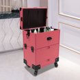 thumbnail image 4 of ChicHomey Schminkkoffer Kosmetik Trolley Kosmetik Organizer Rolling Box Make up Koffer, 4 of 6