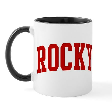 

CafePress - ROCKY (Red) Mug - 11 oz Ceramic Mug - Novelty Coffee Tea Cup