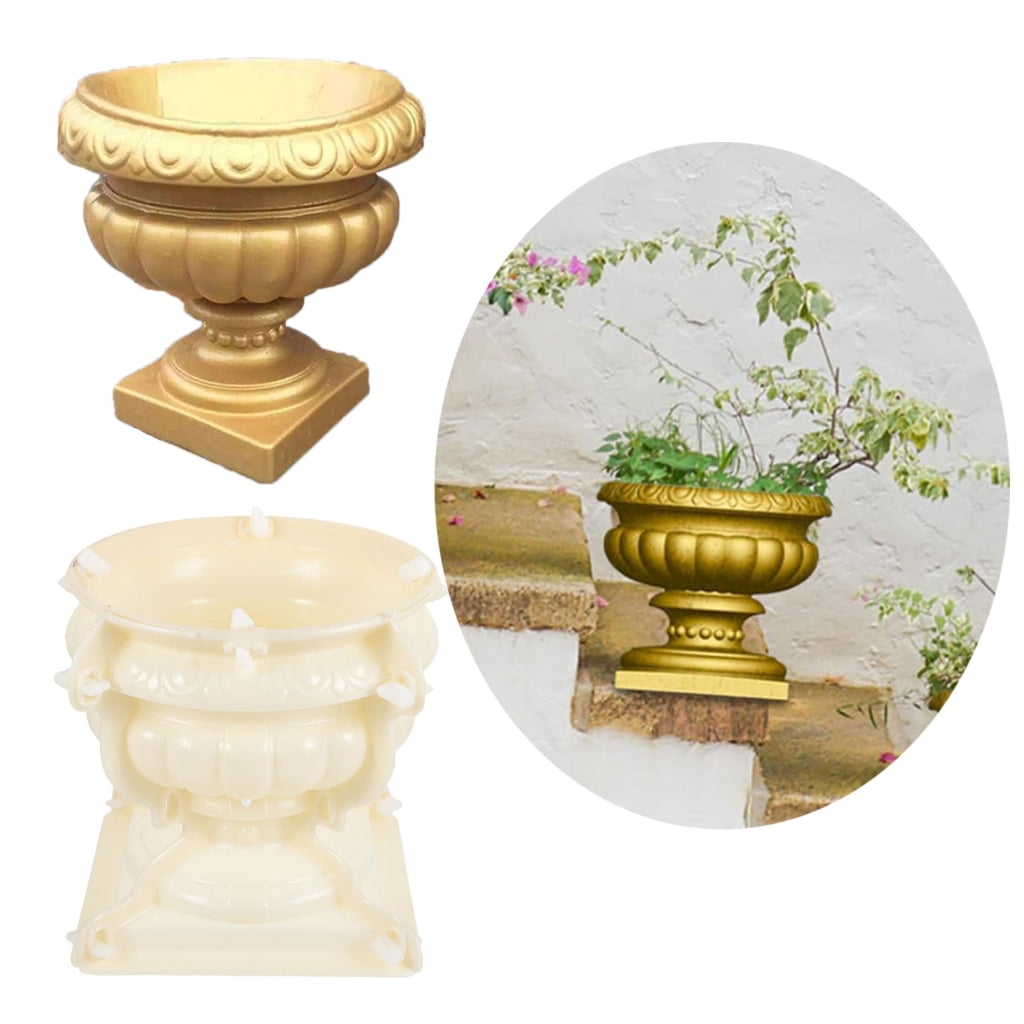 ZPAQI European Flower Pot Molds Plastic Resin Mold Home Decorations Bonsai Planter