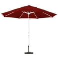 thumbnail image 2 of 11' Aluminium Marché Umbrella Collier Inclinaison DV Mat Blanc/pacifica/hunt.green, 2 of 2