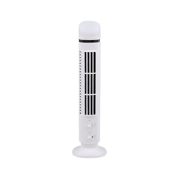 Hiroekza Tower Fan Desktop Charging Leafless Fan USB Mini Portable Night Light Handheld Conditioning Fan multicolor