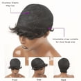 thumbnail image 6 of SUCS Short Pixie Cut Wigs for Black Women Synthetic Heat Resistant Fiber African American Black Short Bob Wig, 6 of 10