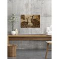 thumbnail image 5 of Peacock Partner Bold II Painting Print on Natural Pine Wood, 5 of 5