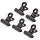 thumbnail image 1 of Clip de bisagra de metal Uxcell 24x22x16mm, paquete de 30 clips de encuadernación pequeños, zinc negro, 1 of 5