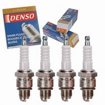 4 pc DENSO 3034 Standard U-Groove Spark Plugs for W16FS-U Ignition Wire Secondary