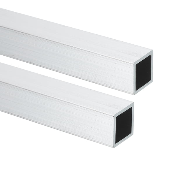 Uxcell 6063 Aluminum Square Tubing,0.24"x0.24"x14" Long 0.04" Wall Thick 2pcs