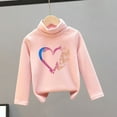 thumbnail image 3 of Iyufng Girls Sweatshirts,Fleece Graphic Cotton Crewneck Pullover Sweatshirt for Girls,Children's Hoodie with Plush and Thick High Neck Hoodless Sweatshirts,Teen Girls Sweatshirts, 3 of 3