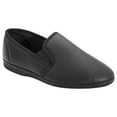 thumbnail image 3 of Zedzzz Mens Ivor Grain Upper Twin Gusset Slippers, 3 of 4