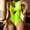 Green, variant on Blmnix Women Swimwear Sexy Swimsuits One Piece Swimsuit Tummy Control Bathing Suits Halter Green Womens Bikini Swimsuits,M