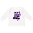 thumbnail image 3 of Inktastic I Wear Purple for My Grandma Lupus Awareness Boys or Girls Long Sleeve Toddler T-Shirt, 3 of 5