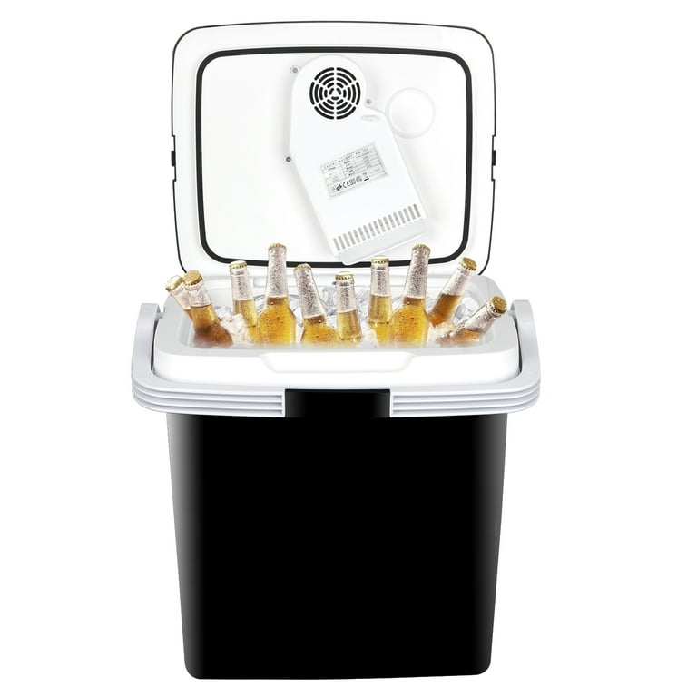 ZENY Portable Travel Fridge, 28Qt Electric Small Drink Cooler for