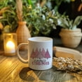 thumbnail image 3 of Merry Christmas Cute Pink Coffee Mugs, Christmas Tree Winter Ceramic Coffee Mug, Christmas Holiday Drinking Party Mugs for Coffee Tea Hot Coco Lattes, 11oz Ceramic Cup White, 3 of 6