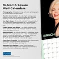 thumbnail image 6 of Marilyn Monroe OFFICIAL | 2026 12x24" (Hanging) Square Wall Calendar | Plato, 6 of 9