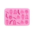 thumbnail image 3 of putnchl Halloween Chocolate Silicone Molds, 2 Pack, 3D Halloween Chocolate Candy Fudge Molds, Witch Hat Shape, 3 of 5