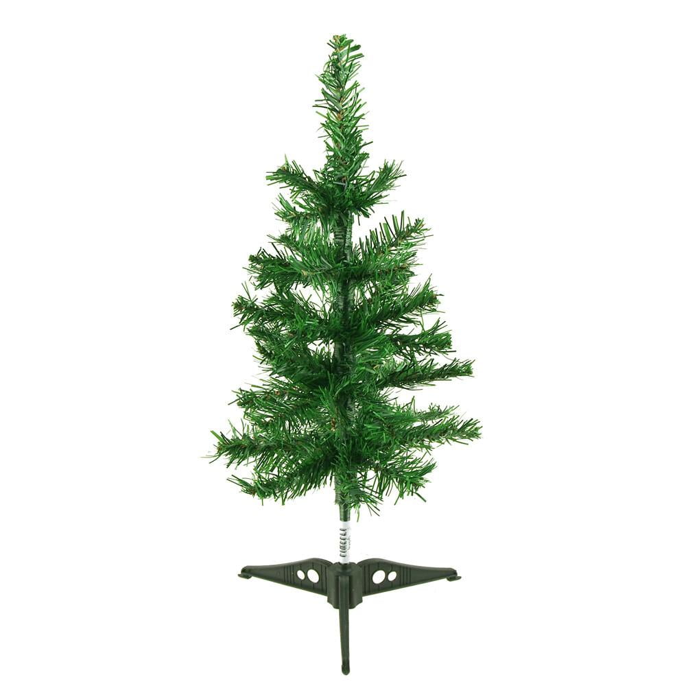 Mini Christmas Tree Artificial Pine Trees, Green, 16-Inch - Walmart.com