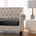 thumbnail image 6 of PU Leather Sofa Seat Slipcover Washable Replacement Waterproof Removable Stretch Outdoor Couch Cushion Covers for Living Room ,, 6 of 9