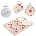 thumbnail image 4 of Heart and Dot Dish Drying Mat 18x24 Absorbent Microfiber Draining Rack Pad for Kitchen Counter Sink, 4 of 8