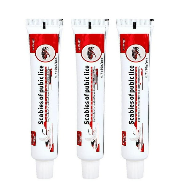 Mja 1/3/5pcs Pubic Lice Herbs Antibacterial Cream Treatment Scabies Mite Psoriasis Anti-itching Ointment Head Lice Removal Skin Care