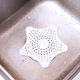 thumbnail image 3 of Coladores De Fregadero Limpiador de cocina de PVC suave Sea Star filtro de fregadero coladores de drenaje de alcantarillado (blanco) Sywqhk Libre de BPA, 3 of 8