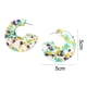 thumbnail image 2 of Pendientes en forma de C exagerados pop de personalidad, 2 of 5