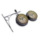 thumbnail image 5 of Reloj de pared para jardín exterior con soporte de doble cara, reloj para pasillo de jardín, negro, 5 of 9