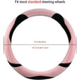 thumbnail image 5 of Fluffy Steering Wheel Cover, Cute Fuzzy Steering Wheel Cover Soft Universal 15 Inch, Pink, 5 of 10