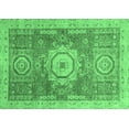 thumbnail image 1 of Ahgly Company Indoor Rectangle Abstract Emerald Green Modern Area Rugs, 4' x 6', 1 of 4