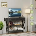 thumbnail image 3 of Lofka Console Table with Drawers, Entryway Console Table with 2 Drawer,Black, 3 of 10