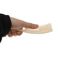 thumbnail image 4 of Unique Bargains 1 Pc Simple Portable Hollow Comb Hair Brush Beige TPR, 4 of 6