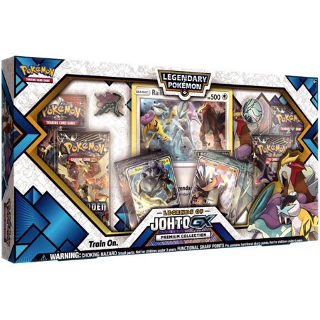 Pokemon Pokemon Tcg Legends Of Johto Gx Premium Collection Box 6 Booster Pack Walmart Com Walmart Com