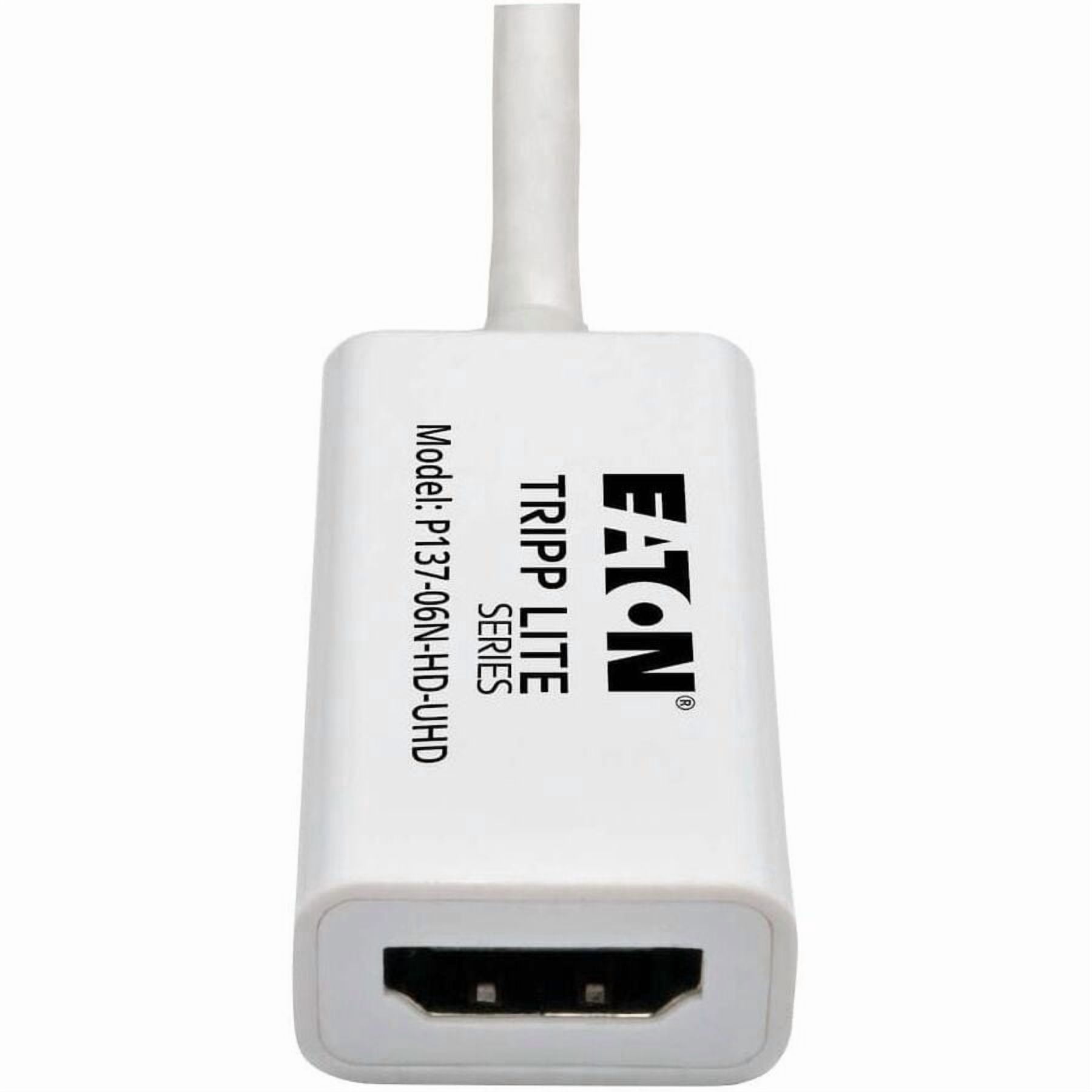 Tripp Lite Keyspan Mini DisplayPort to UHD HDMI Active Cable Adapter, MDP 1.2, Converter for MDP to HDMI (M/F), 4Kx2K, 6-in. (P137-06N-HD-UHD)