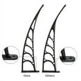 thumbnail image 6 of 77'' x 35.4''Household Application Window Door Awning Canopy with Black Holder, Brown Board and Modern Polycarbonate Cover for Outdoor, Front Door and Patio, 6 of 7