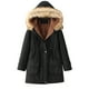 thumbnail image 2 of Puntoco Abrigo largo y cálido para mujer, chaqueta con capucha, parkas de invierno delgadas, prendas de vestir, tops con bolsillos Puntoco Puntoco-1, 2 of 6