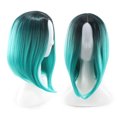 thumbnail image 3 of 1Set Bob Wig Short Straight Style with Synthetic High Temperature Fiber for Halloween Costume, 3 of 8