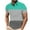 Sky Blue1, variant on fatyb Big and Tall Mens Short Sleeve Collar Shirts Colorblock Casual Button Tshirts Fashion Tops for Men