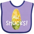 thumbnail image 3 of Inktastic Aw, Shucks Corn on the Cob Humor Boys or Girls Baby Bib, 3 of 4