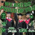 thumbnail image 5 of Clearance Party Flag Balloon Set under $10,2024 Blue Graduation Party Decorations We Are Proud Of You Graduation Banners And Congratulations Graduates Hanging Swirls College Graduation Decorat, 5 of 7