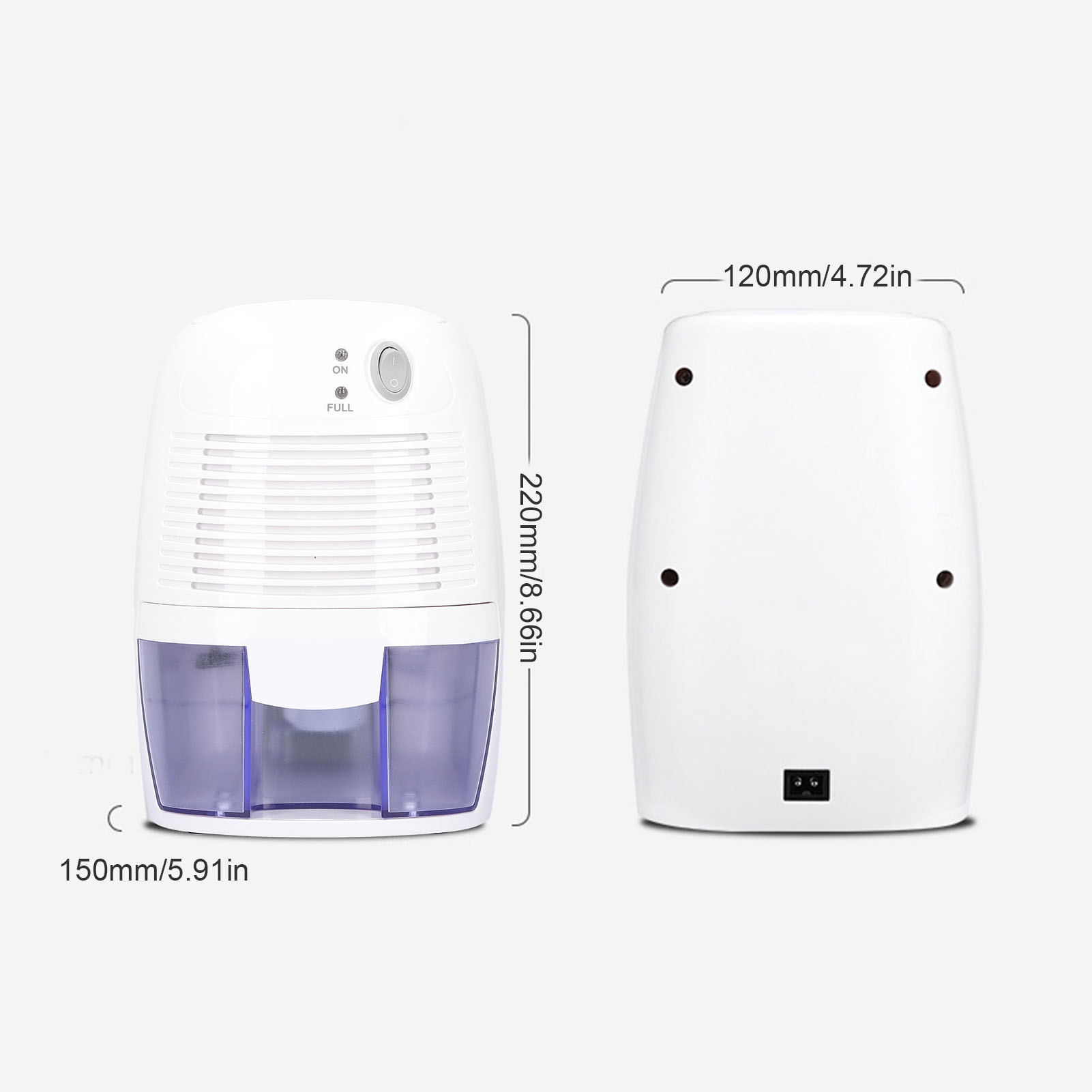 Electric Mini USB Dehumidifier,Household Mini Dehumidifier USB Air Dryer Machine Removes Moisture Humidity for Bedroom Home Kitchen, Basement