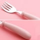 thumbnail image 5 of Cateissary Cucharas fáciles de usar, tenedores para alimentación de bebé, vajilla segura y duradera, vajilla de acero inoxidable para niños Cocina y Comedor naranja, 5 of 6