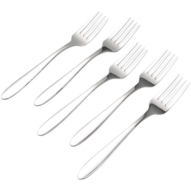 Stainless Steel Dessert Fork Set, 7.09-Inch, Set of 12