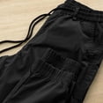 thumbnail image 6 of Men’s Casual Joggers Pants, Trousers, Elastic Waist Zipper Pocket Straight Leg, Lightweight Breathable Quick Dry for Gym Workout Running Hiking Daily | AKLJWH,Black L, 6 of 9