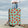 thumbnail image 4 of Wukai Hand Drawn Strawberry Elastic Luggage Cover: Personalized Protection for Your Suitcase - Fits 19~29-inch, Washable & Durable Travel Companion-Large, 4 of 8
