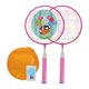 thumbnail image 5 of Juego de raquetas de bádminton para niños, con bolsa de transporte, portátil e interactivo. Rosa, 5 of 9